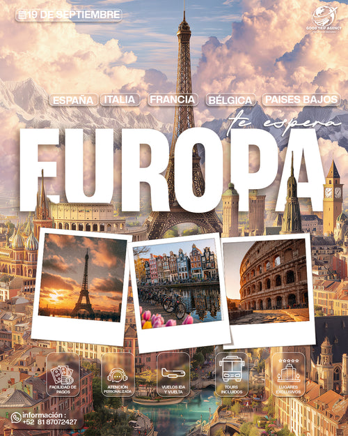 Europa Tour 2026 – 9 países, 16 días